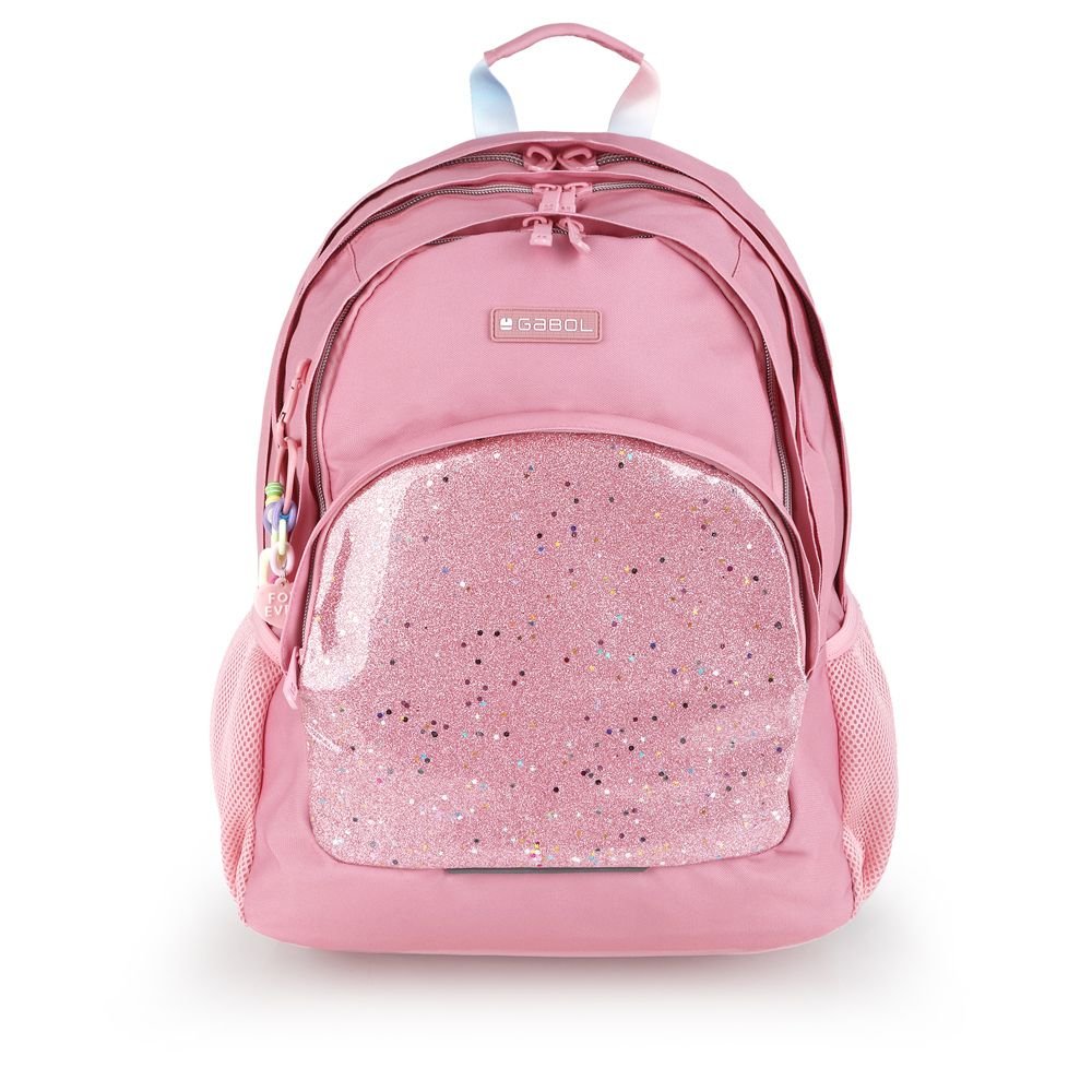 Mochila escolar triple con rejilla base reforzada Glam Gabol Escolar Imagen principal del producto