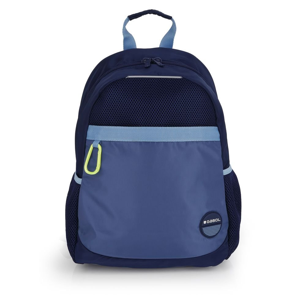 Mochila escolar 41x31 Rejilla Adapt. Whisper Azul Gabol Escolar Imagen principal del producto