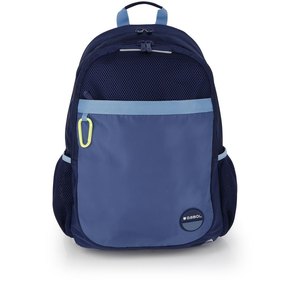 Mochila escolar 46x34 Rejilla Adapt Whisper Azul Gabol Escolar Imagen principal del producto