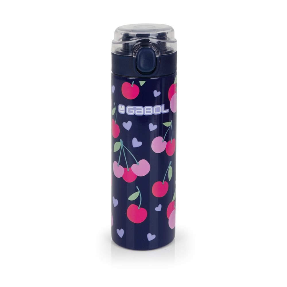 Botella 600ml acero inoxidable con tapon Sweet Gabol Escolar