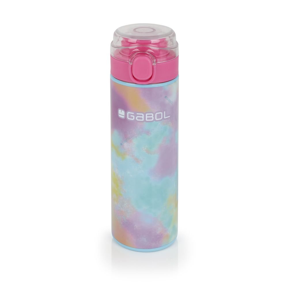 Botella 600 ml acero inoxidable Tapon Mystic Gabol Escolar