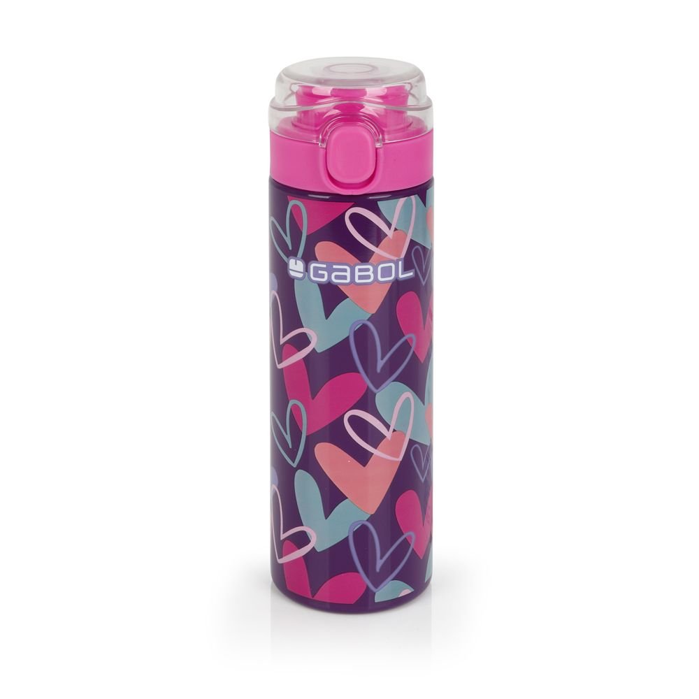 Botella 600ml Acero Inoxidable con Tapon Kokoro Gabol Escolar