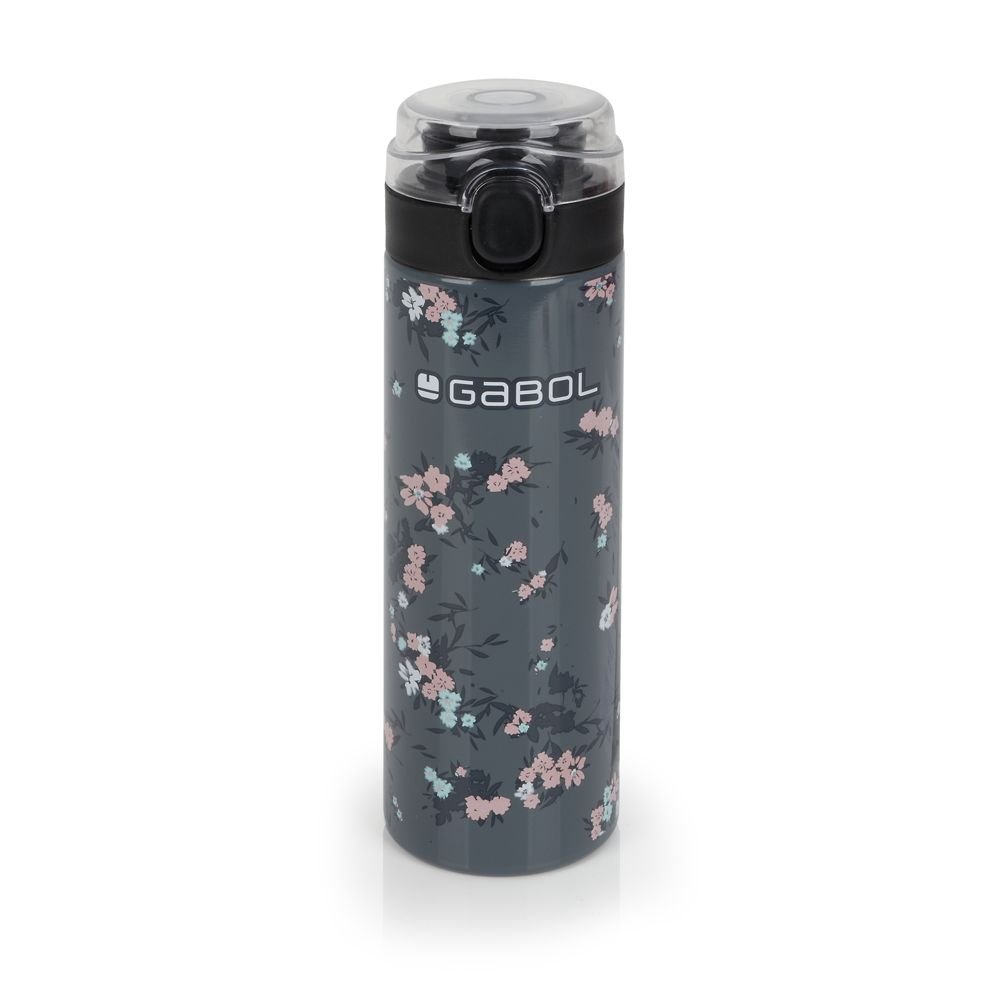 Botella 600ml Acero Inoxidable Tapon Secret Gabol Escolar