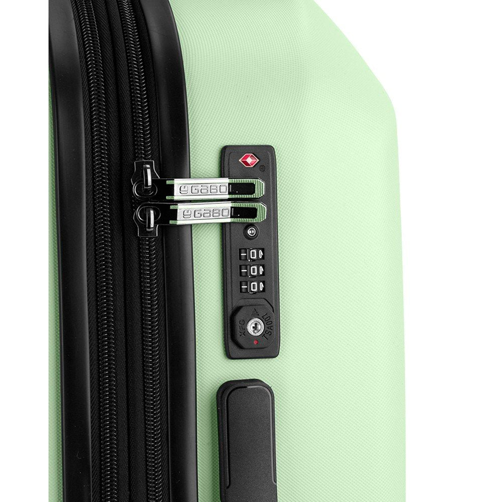 Maleta de cabina Pacific verde menta Gabol Escolar