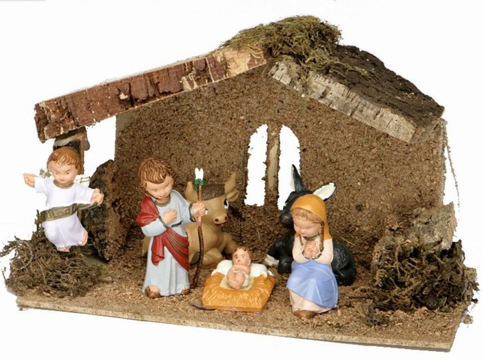 NACIMIENTO BELEN CON FIGURAS 8 CM Y PORTAL CLASICO | BELENES PUIG S,L, | 1 UNIDAD | 8425158111057 Imagen principal del producto