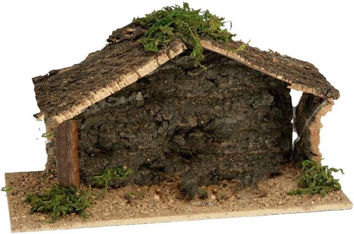 NACIMIENTO PORTAL DE BELEN CORCHO 5 CM | BELENES PUIG S,L, | 1 UNIDAD | 8425158111071 Imagen principal del producto