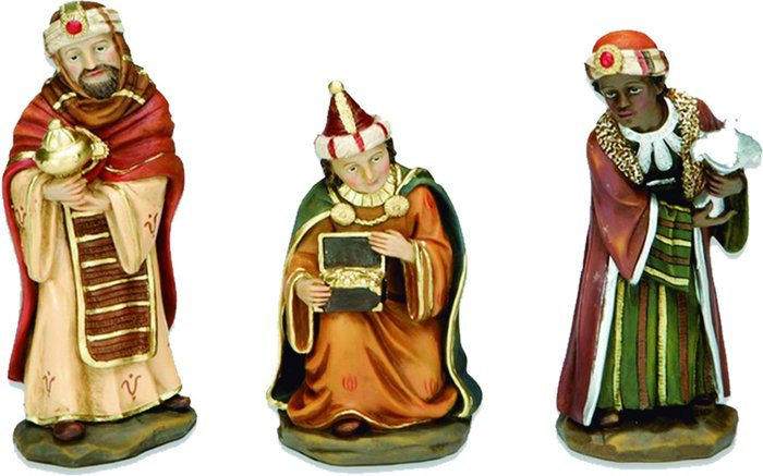 Juego Reyes Adorando Resina 11 cm. Belen 3 Piezas BELENES PUIG S.L. Imagen principal del producto