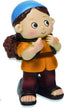 Figura Pastor con Leña Resina Redondito 9,5 cm Belénes Puig S.L.