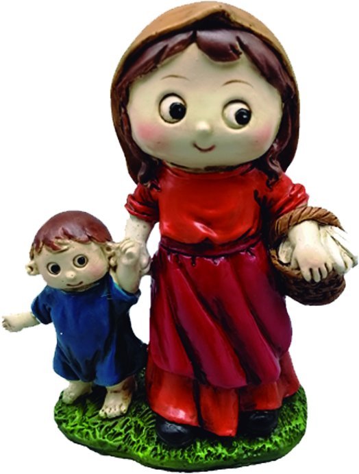 Mujer con Niño Resina Redondito 9,5 cms Belenes Puig S.L. Imagen principal del producto