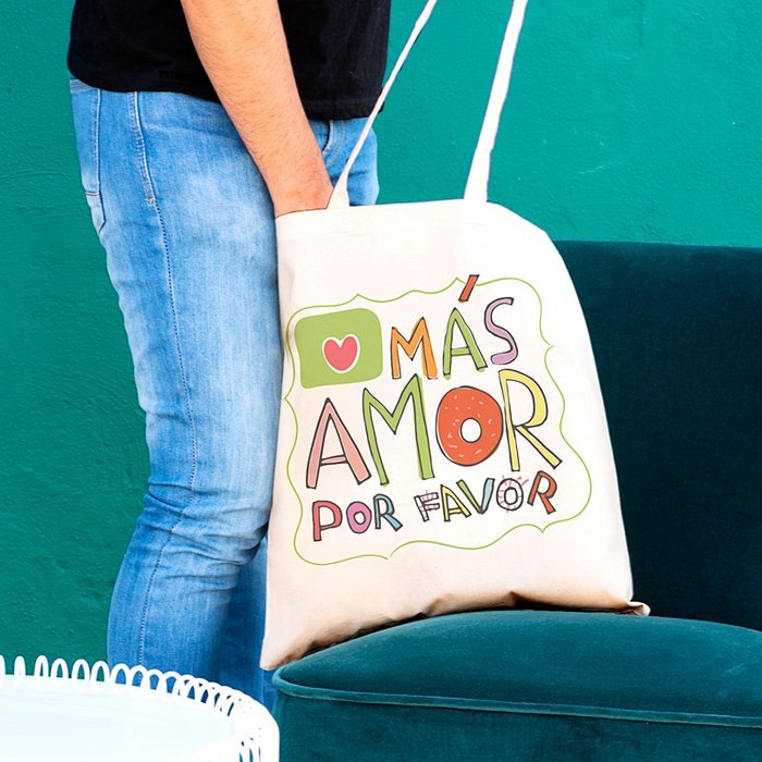 BOLSA DE TELA MAS AMOR | YOSIQUESE SL