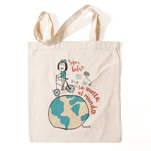 BOLSA DE TELA PARA DAR LA VUELTA AL MUNDO | YOSIQUESE SL