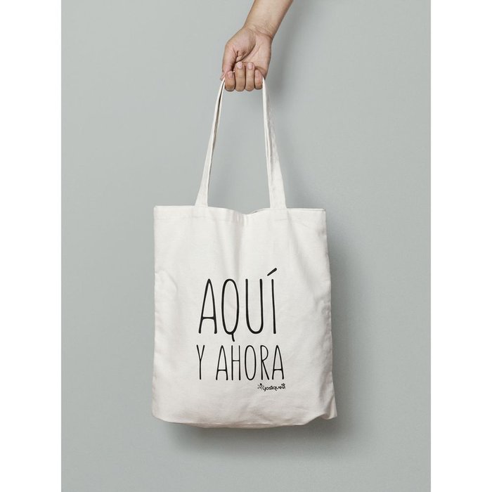 BOLSA DE TELA AQUI Y AHORA | YOSIQUESE SL