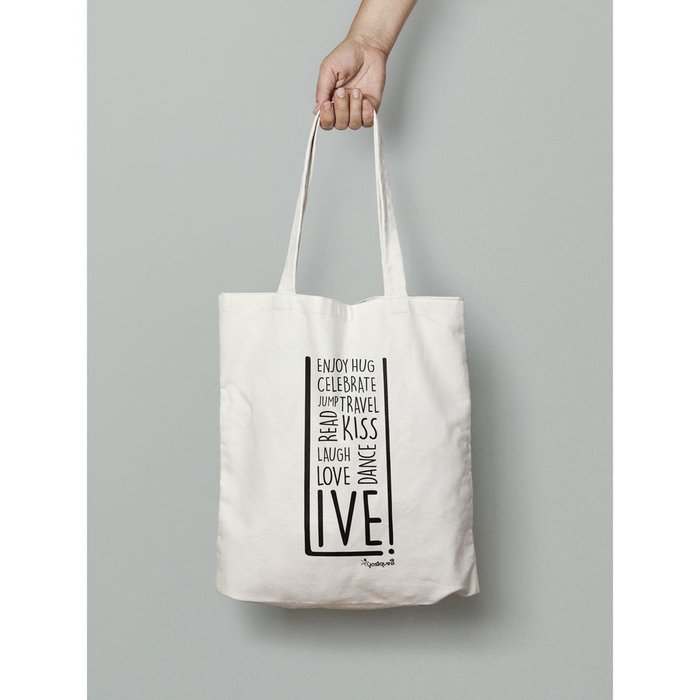 BOLSA DE TELA LIVE | YOSIQUESE SL Imagen principal del producto