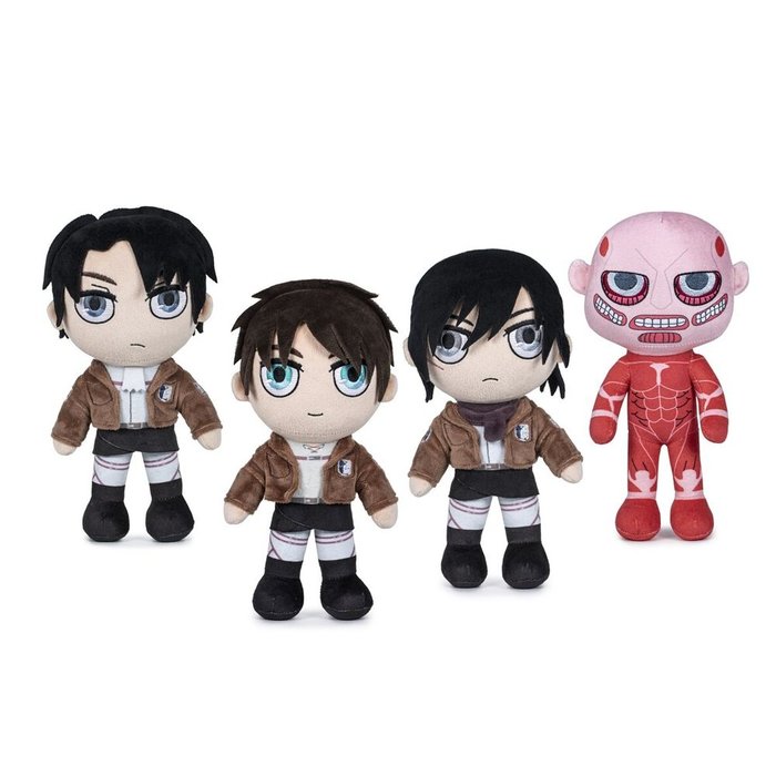 PELUCHE ATTACK ON TITANS 27CM SURTIDO | GRUPO MOYA PELUCHES S,L | 1 UNIDAD | 8425611312274 Imagen principal del producto