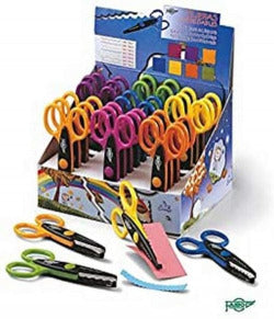 Tijeras escolares Faibo pack 24 de 13 cm para manualidades y tareas