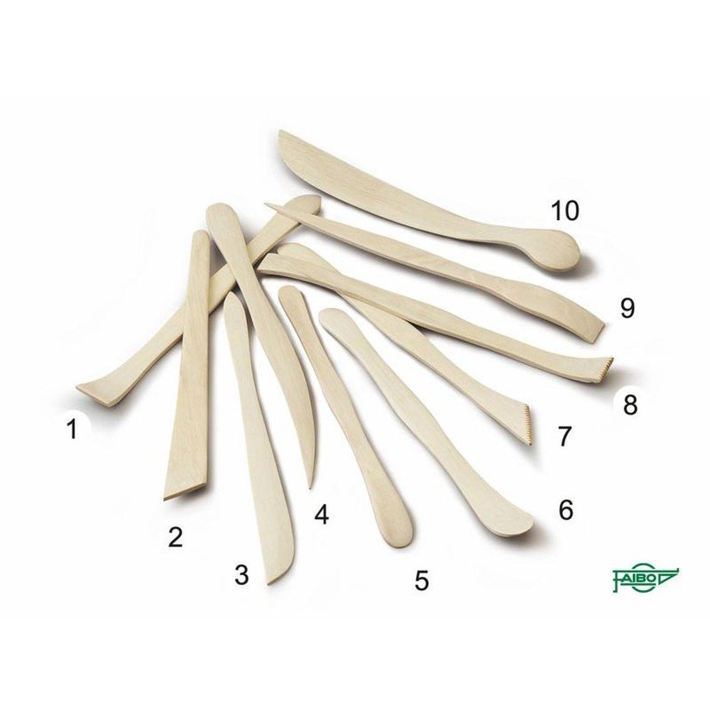 Palillo para moldear 20 cm Faibo, pack 10 unidades