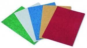LAMINA GOMA EVA 20X30 SURTIDO EFECTO PURPURINA PAQUETE 5U | 1 UNIDADES | (FAIBO) Imagen principal del producto