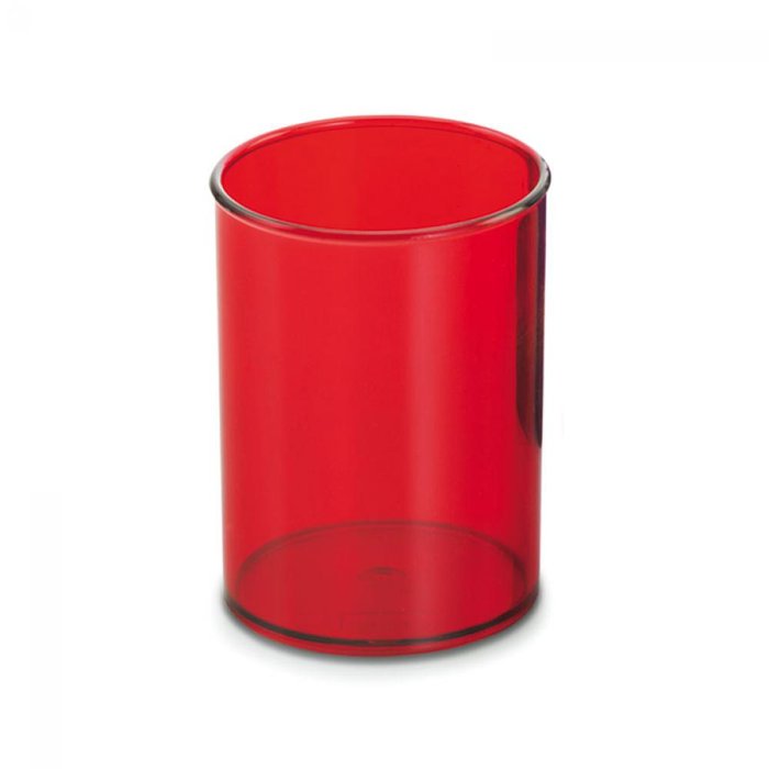CUBILETE PLASTICO TRANSLUCIDO ROJO | FAIBO Imagen principal del producto