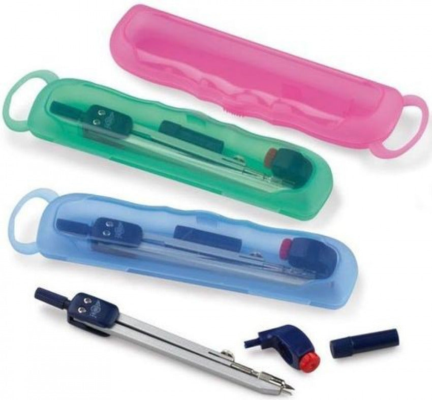 Exp 20 compas escolar con adaptador universal y estuche de minas faibo Imagen principal del producto
