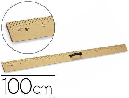REGLA FAIBO 100CM ENCERADO 229 | 1 UNIDADES | (FAIBO)