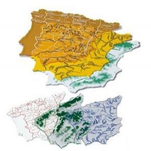 PLANTILLA MAPA ESPAÑA GRANDE 250G B/3 SURTIDOS | 1 UNIDADES | (FAIBO)