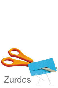 Tijeras escolares zurdas Faibo 13,5 cm pack 10 para niños