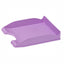 BANDEJA DE PLASTICO APILABLE CON PORTAETIQUETAS VIOLETA PAS | FAIBO | ENVASE 10 UDS. UNIDAD | 8425901671296