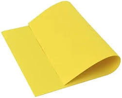 LAMINA GOMA EVA 40X60 AMARILLA | 10 UNIDADES | (FAIBO)