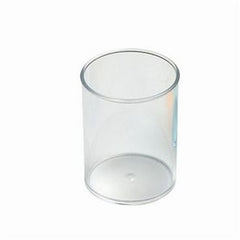 CUBILETE PLASTICO TRANSLUCIDO CRISTAL | 10 UNIDADES | (FAIBO)