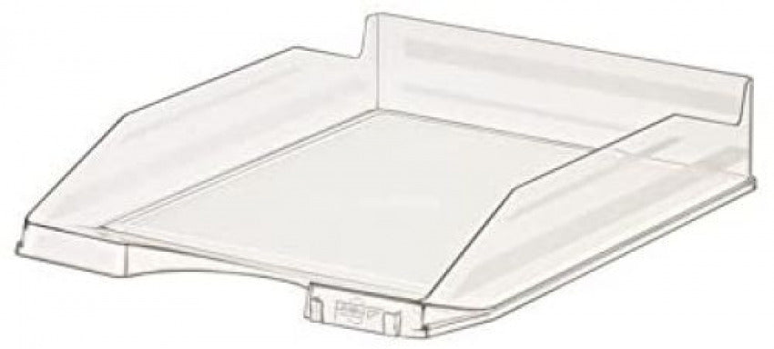 C/10 bandeja sobremesa plastico trasparente cristal 350x250x65mm. Imagen principal del producto
