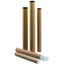 TUBO PORTAPLANOS CARTON CON TAPAS 640X60MM | 10 UNIDADES | (FAIBO)