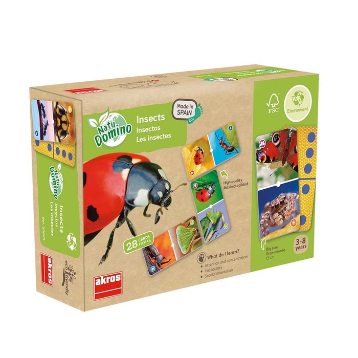 Juego Akros Natudomino Insectos Imagen principal del producto