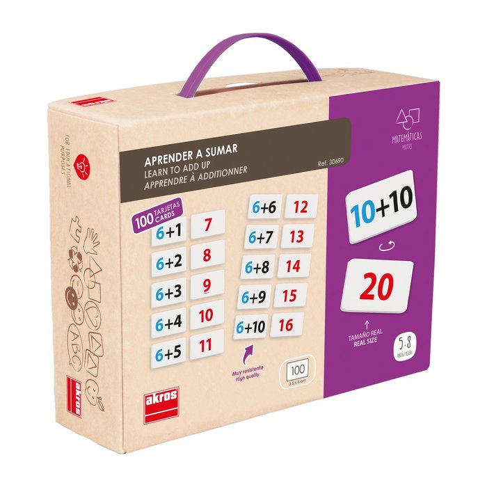 Juego Akros Aprender a Sumar Marca Akros Imagen principal del producto