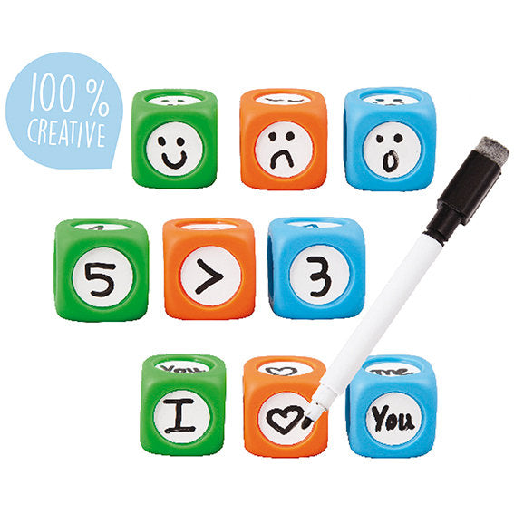 Juego Dados Reescribibles Akros