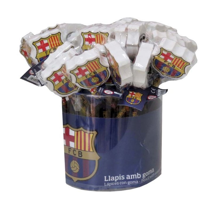 Lapiz con Goma Decorada de Fc Barcelona Imagen principal del producto