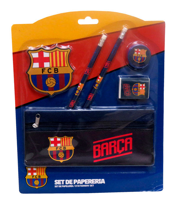 Set de Papelería con Portatodo FC Barcelona CYP
