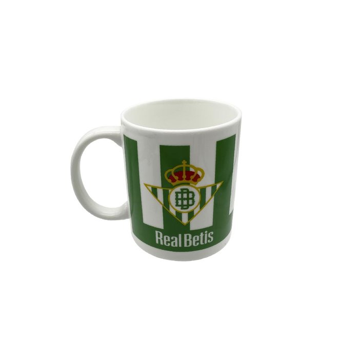 Taza cerámica blanca y verde Betis Balompié CYP 300 ml Imagen principal del producto
