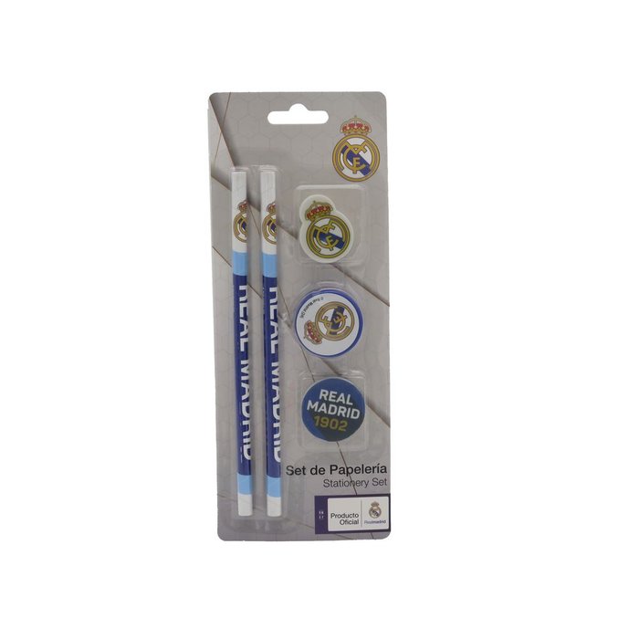 Set 5 Piezas de Papelería Real Madrid CYP Imagen principal del producto