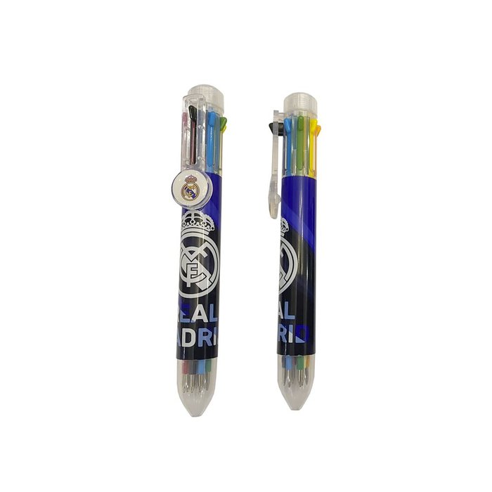 Boligrafo 8 Colores Real Madrid