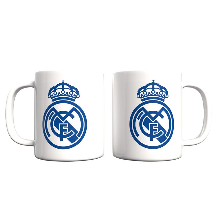 TAZA CERAMICA ESCUDO AZUL EN CAJA REAL MADRID | CYP | 1 UNIDAD | 8426842112015