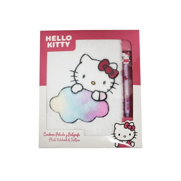 SET CUADERNO PELUCHE Y BOLIGRAFO SANRIO HELLO KITTY | CYP | 1 UNIDAD | 8426842112282 Imagen principal del producto