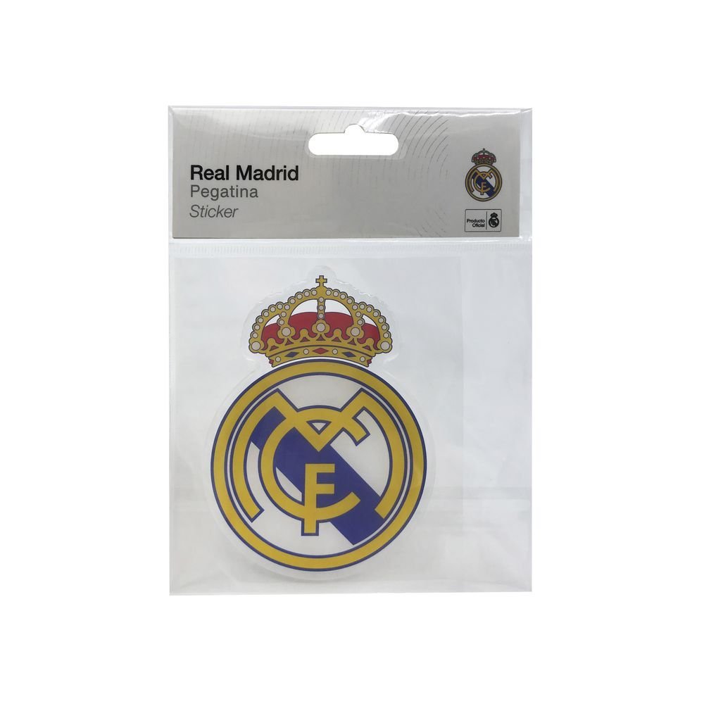 Sticker Relieve Escudo Real Madrid 10x10 cm CYP Imagen principal del producto