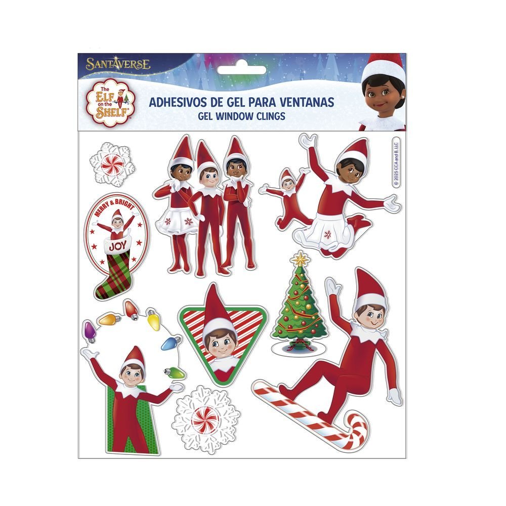 PEGATINAS DE GEL PARA VENTANA THE ELF ON THE SHELF | CYP | 1 UNIDAD | 8426842167022 Imagen principal del producto