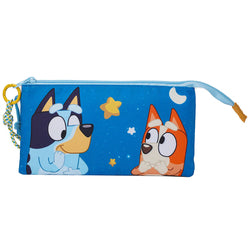 Portatodo triple Bluey CYP Brands con 3 compartimentos