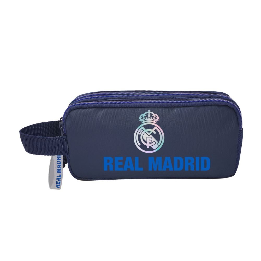 Portatodo triple rectangular con asa azul marino Real Madrid CYP Imagen principal del producto