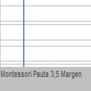 RECAMBIO 4º 100H 4 TALADROS PAUTA 3,5MM MONTESSORI | 1 UNIDADES | (ESCOLOFI)