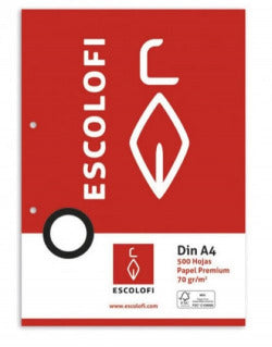 Recambio A4 500H 70G Pauta Montessori ESCOLOFI Imagen principal del producto