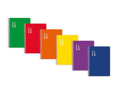 Bloc Espiral Estándar Liso 50H 90g | Escolofi | Cartón | Formato Estándar | Pack 5 Unidades