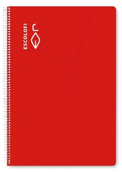 Bloc A4 40H Pauta Montessori Rojo EscoLofi Pack 5 Imagen principal del producto