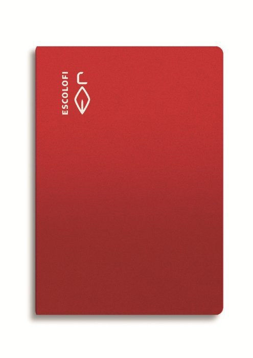 Libreta A4 50H 70 g Pauta 3 mm Rojo EscoLofi Imagen principal del producto